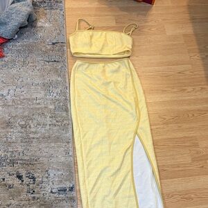 Princess Polly Yellow Two-Piece Set